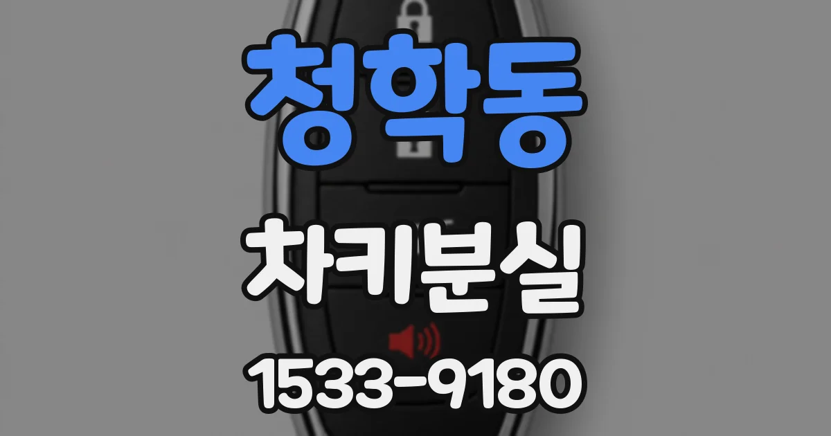 청학동 차키분실