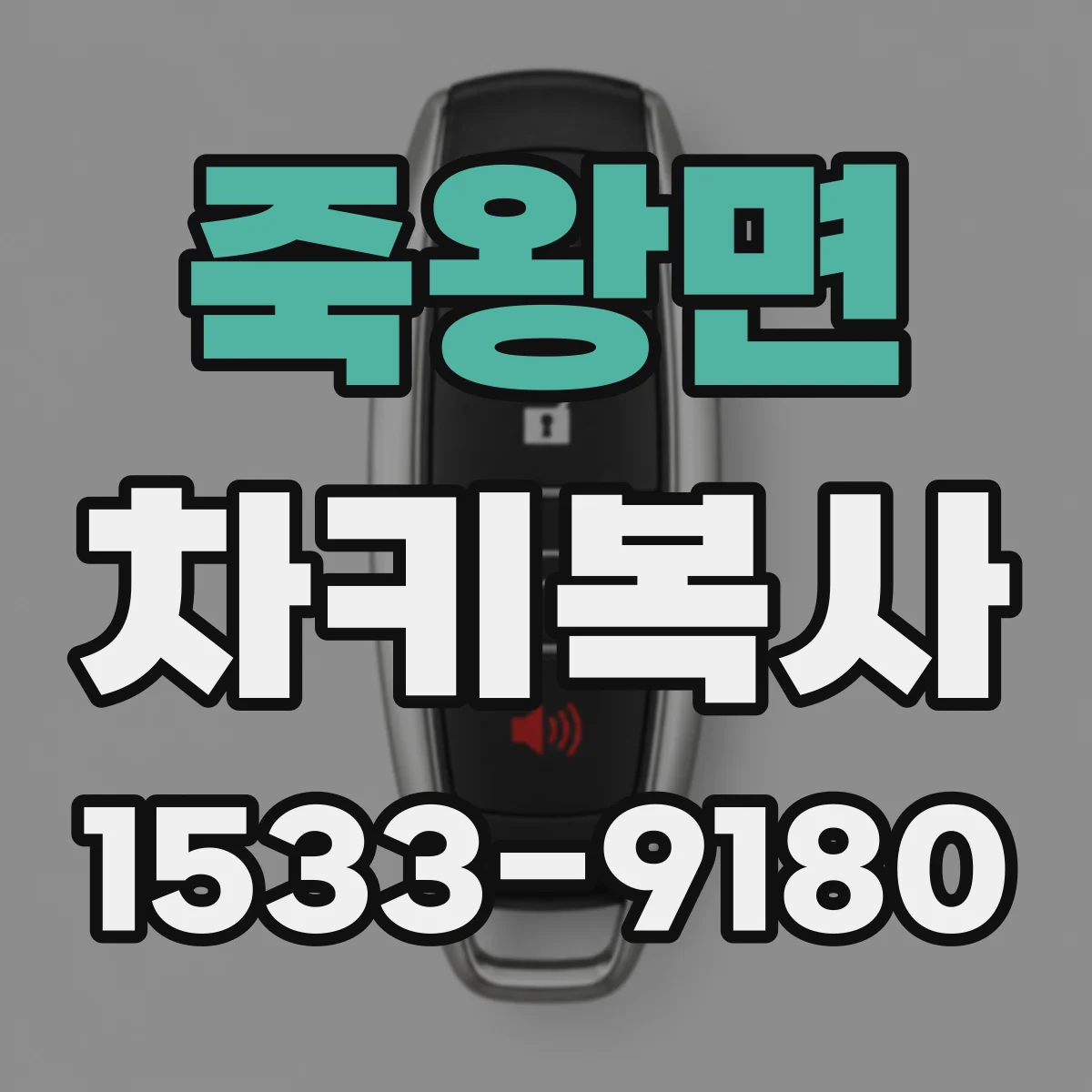 죽왕면 차키복사