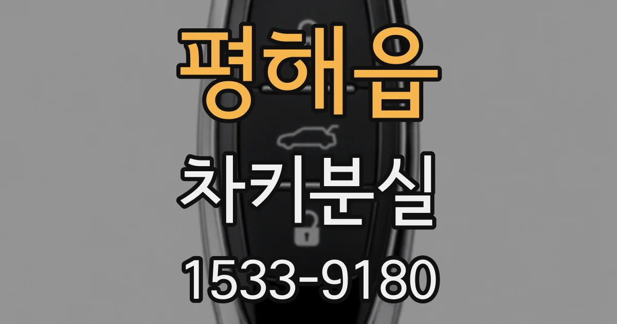 평해읍 차키분실