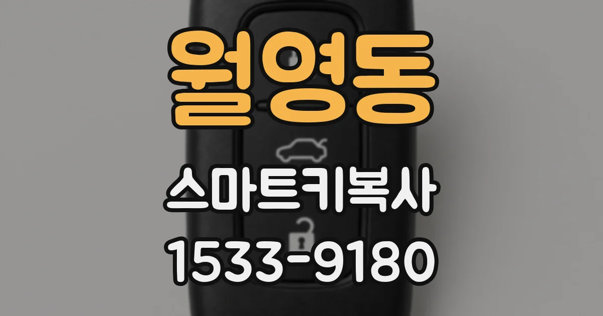 월영동 스마트키복사