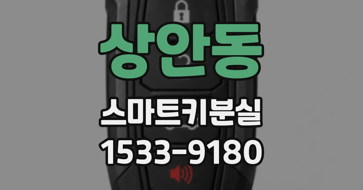 상안동 스마트키분실