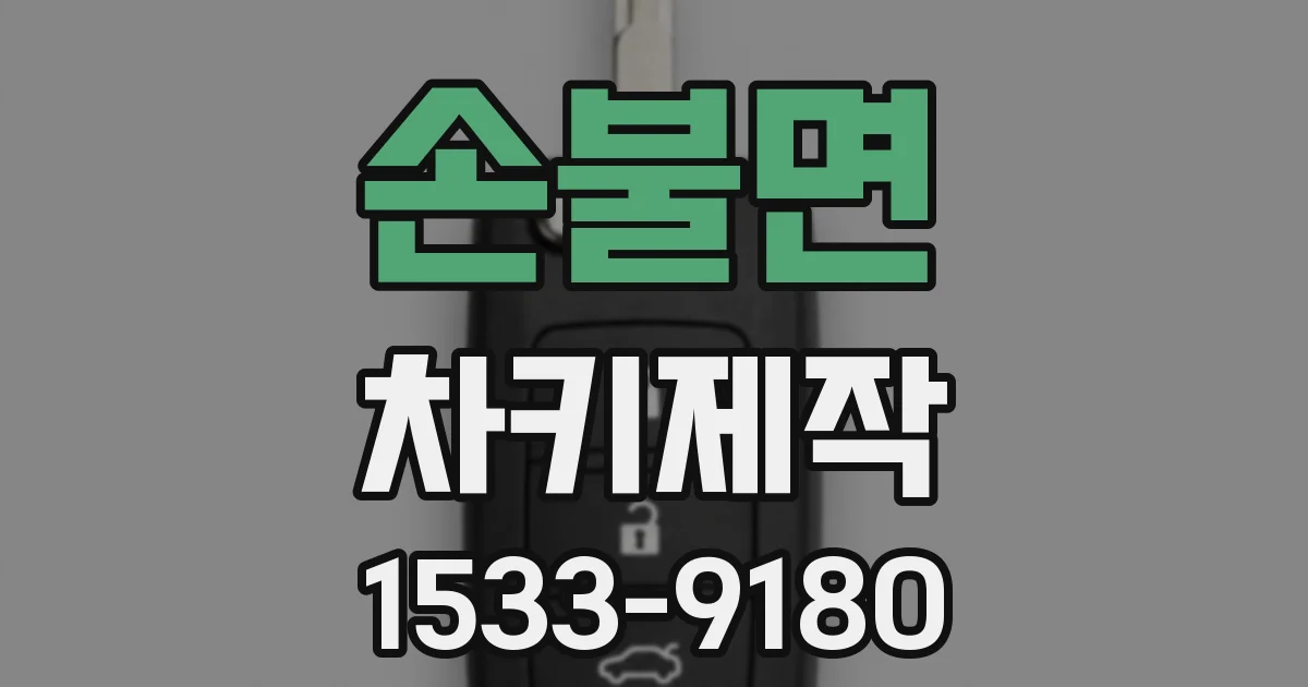 손불면 차키제작