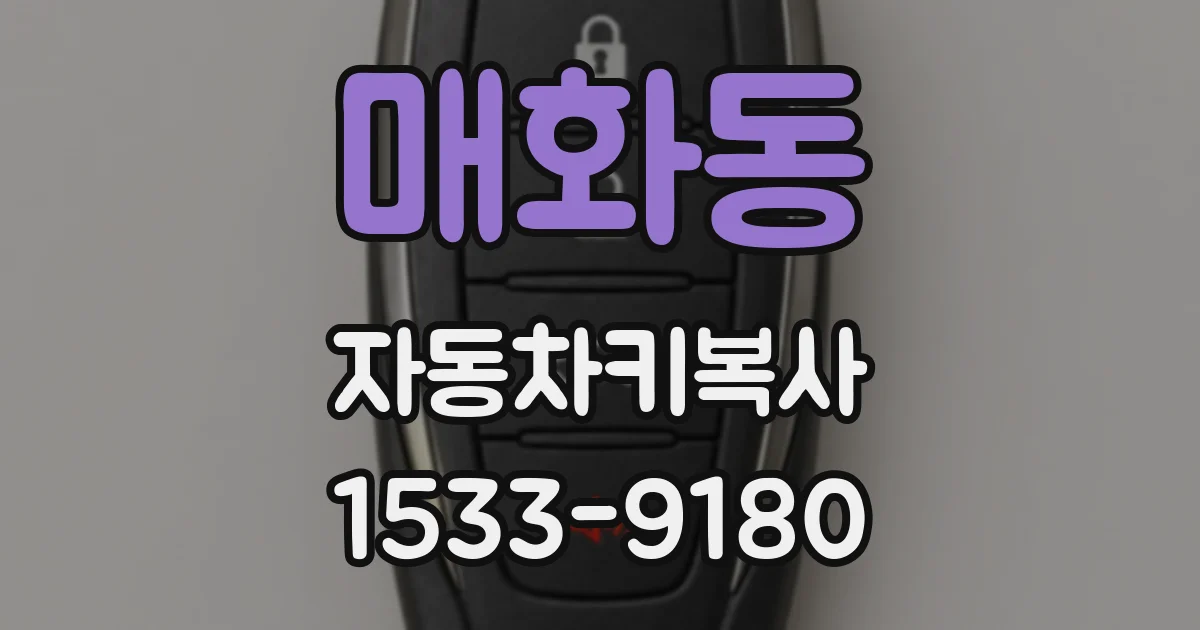매화동 자동차키복사