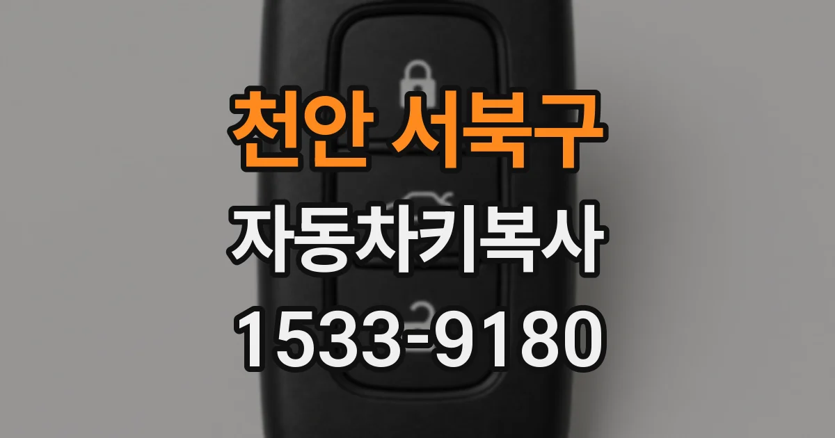 천안 서북구 자동차키복사