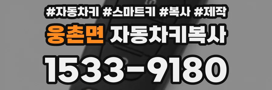 웅촌면 자동차키복사