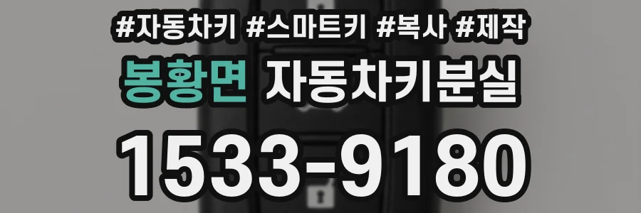 봉황면 자동차키분실