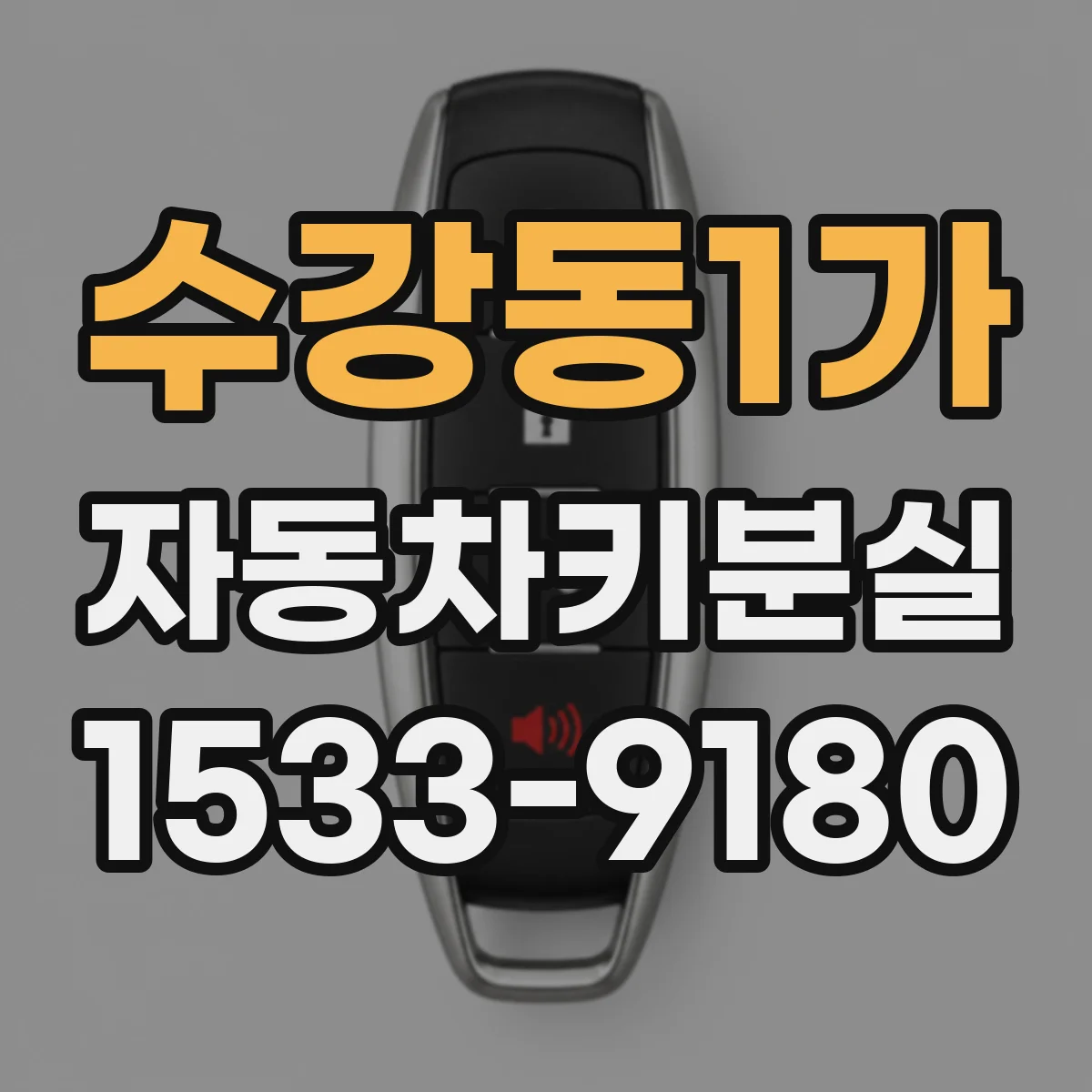수강동1가 자동차키분실