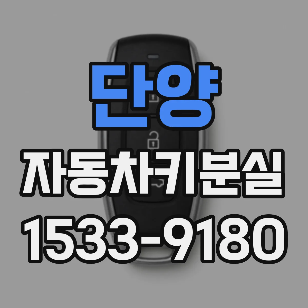 단양 자동차키분실