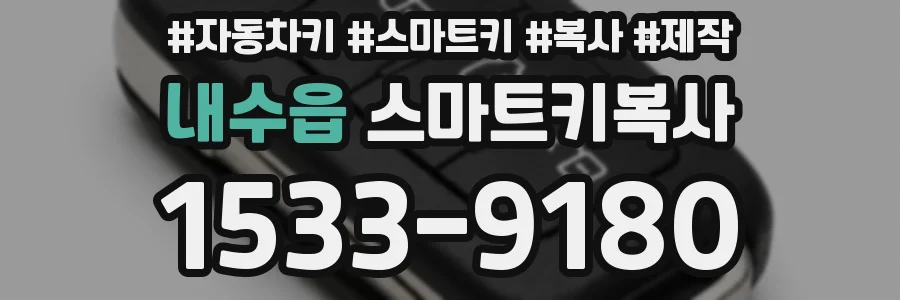 내수읍 스마트키복사