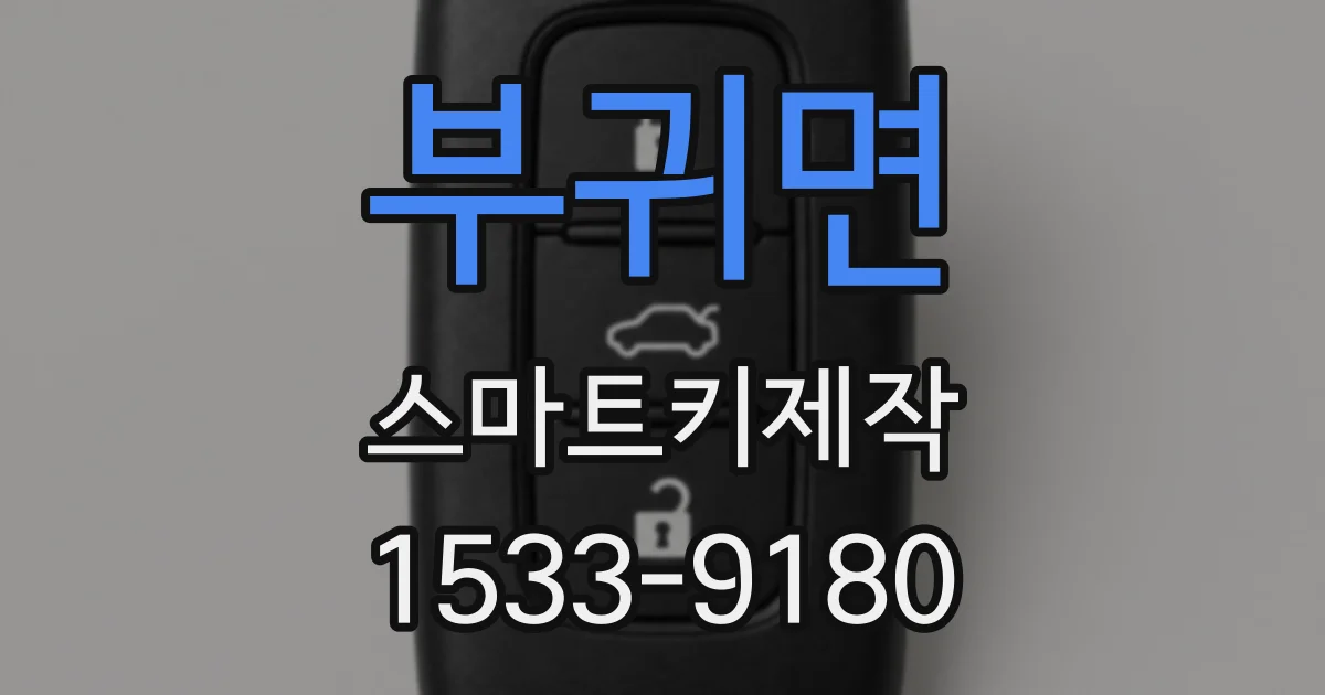 부귀면 스마트키제작