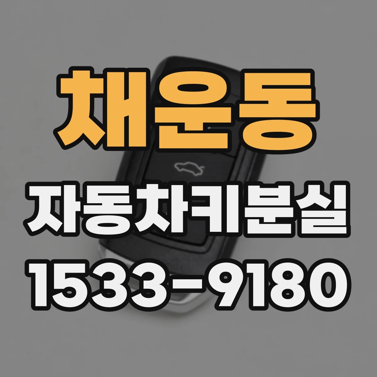 채운동 자동차키분실