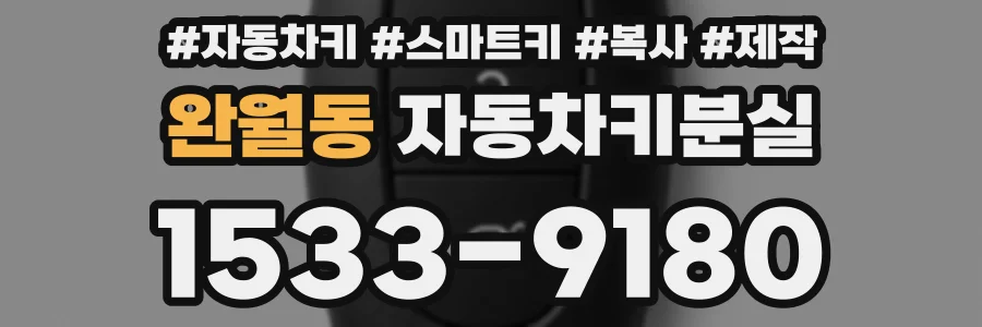 완월동 자동차키분실
