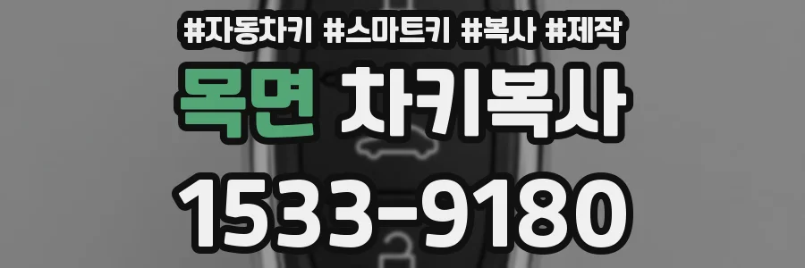 목면 차키복사