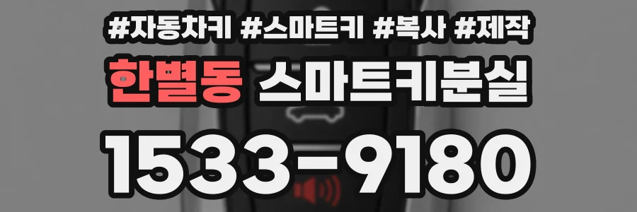 한별동 스마트키분실