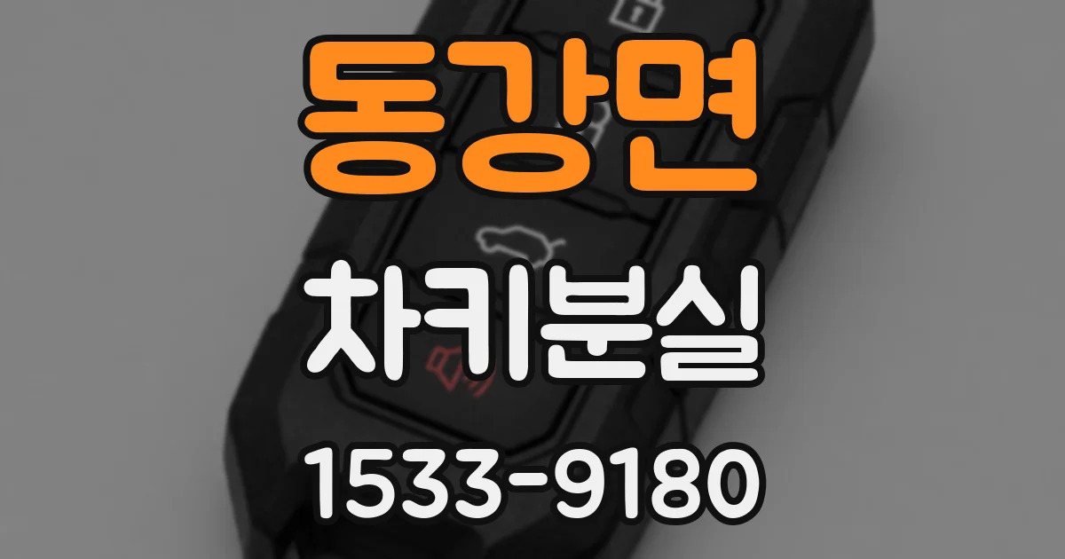 동강면 차키분실