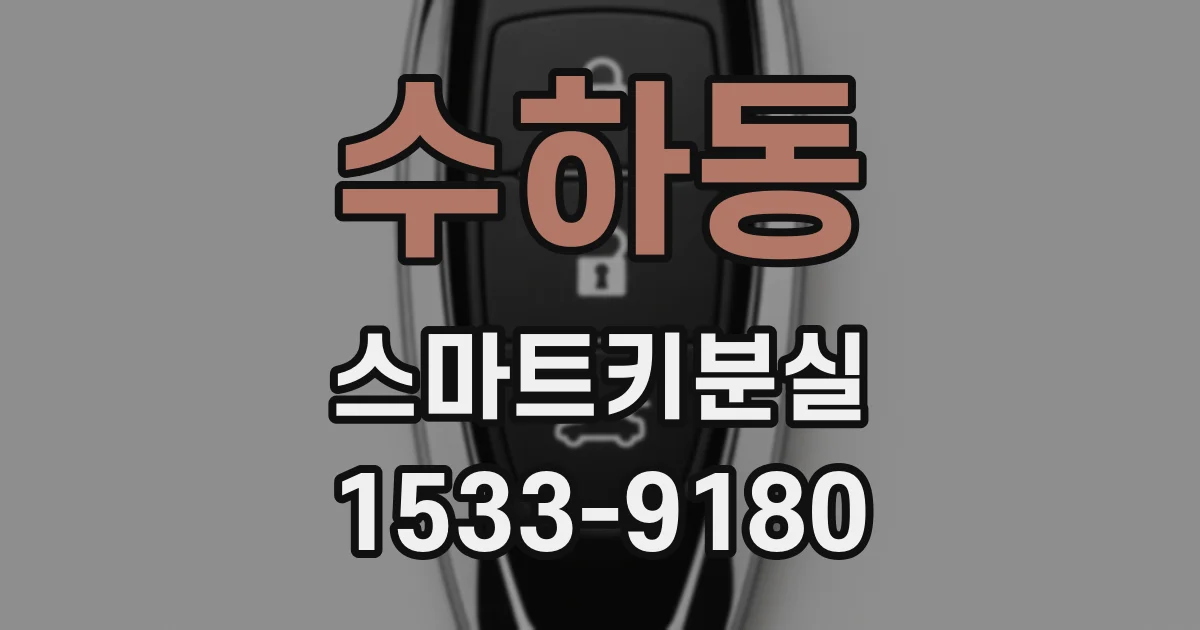 수하동 스마트키분실