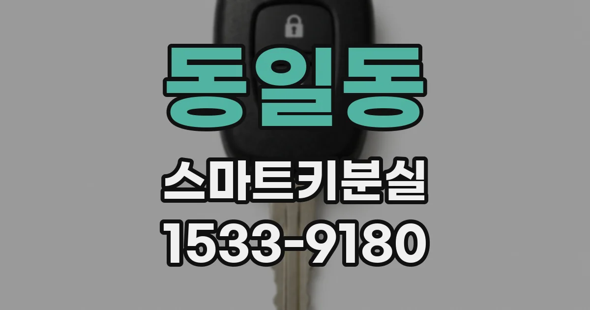 동일동 스마트키분실