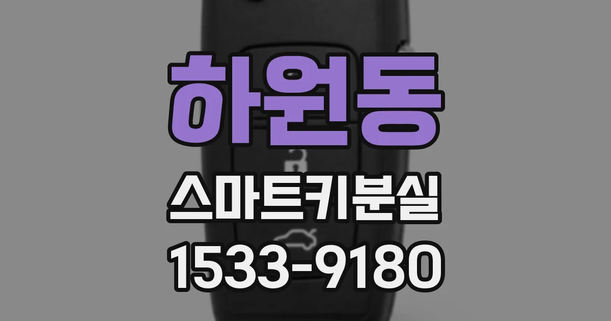 하원동 스마트키분실