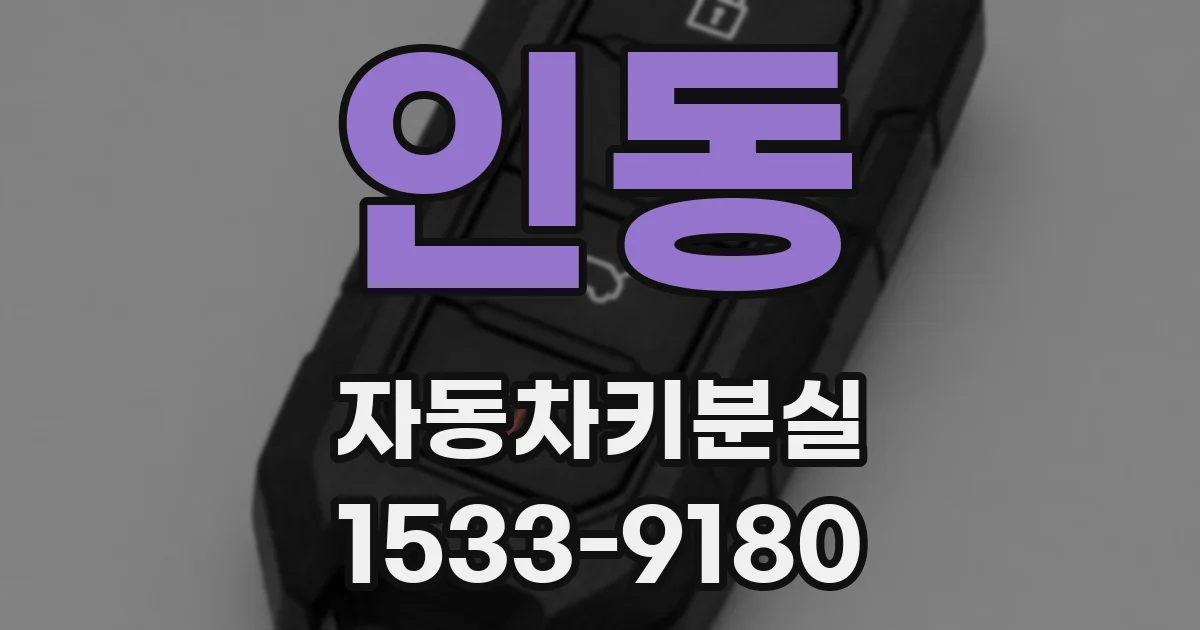 인동 자동차키분실