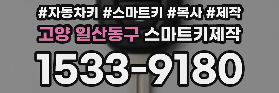 고양 일산동구 스마트키제작