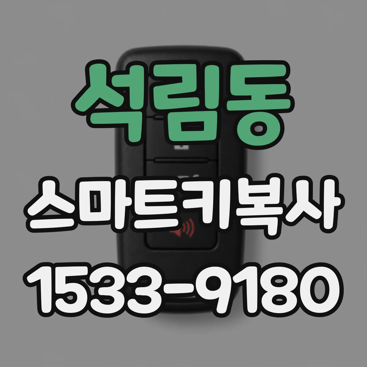 석림동 스마트키복사