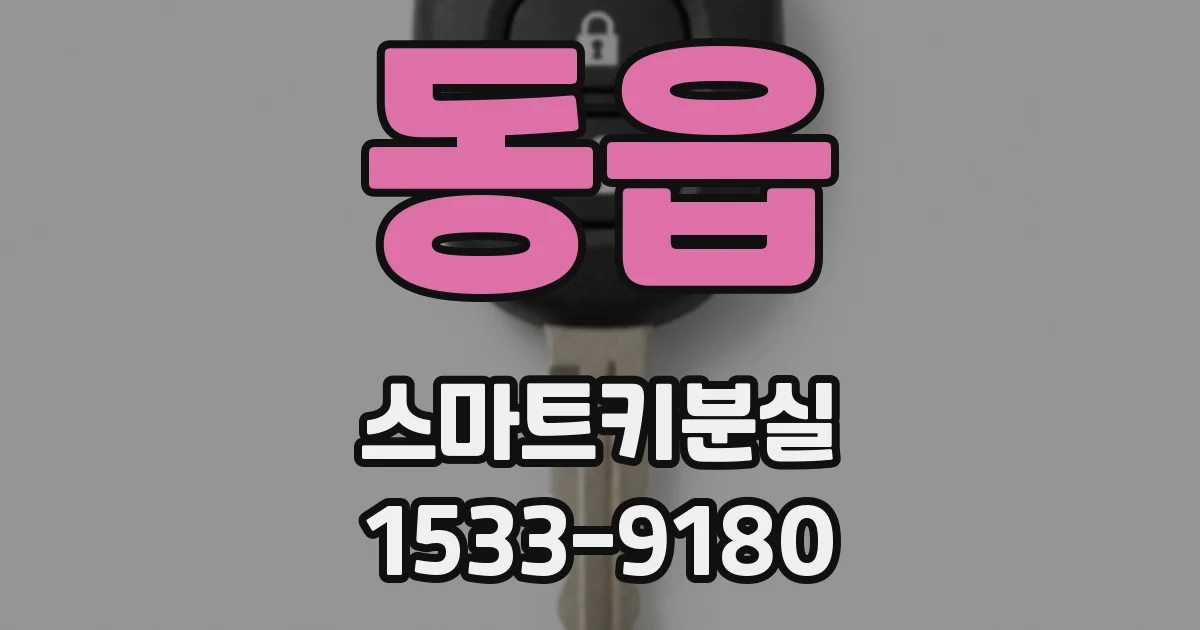동읍 스마트키분실