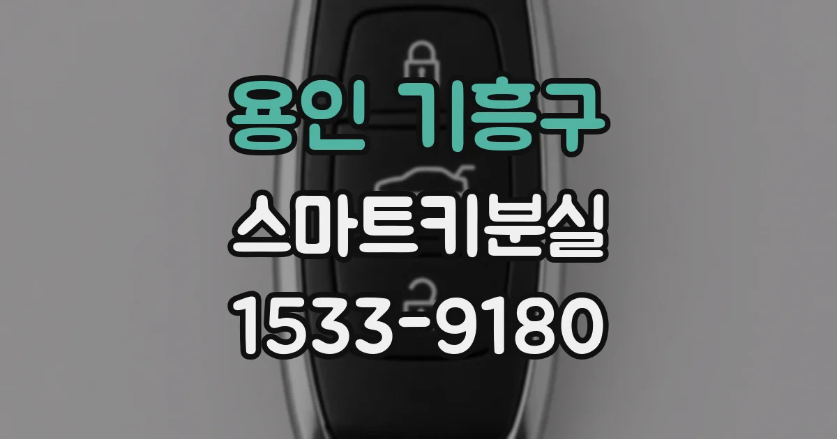 용인 기흥구 스마트키분실