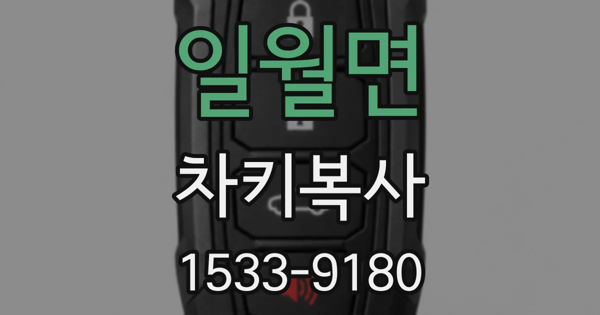 일월면 차키복사