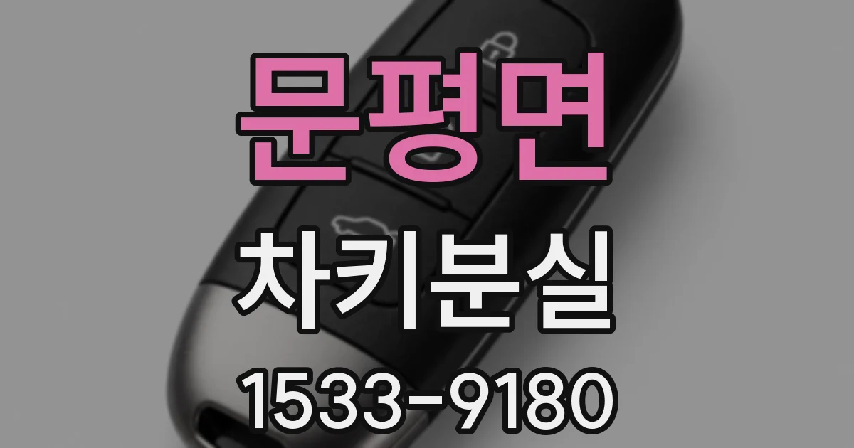 문평면 차키분실