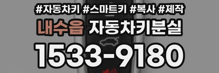 내수읍 자동차키분실