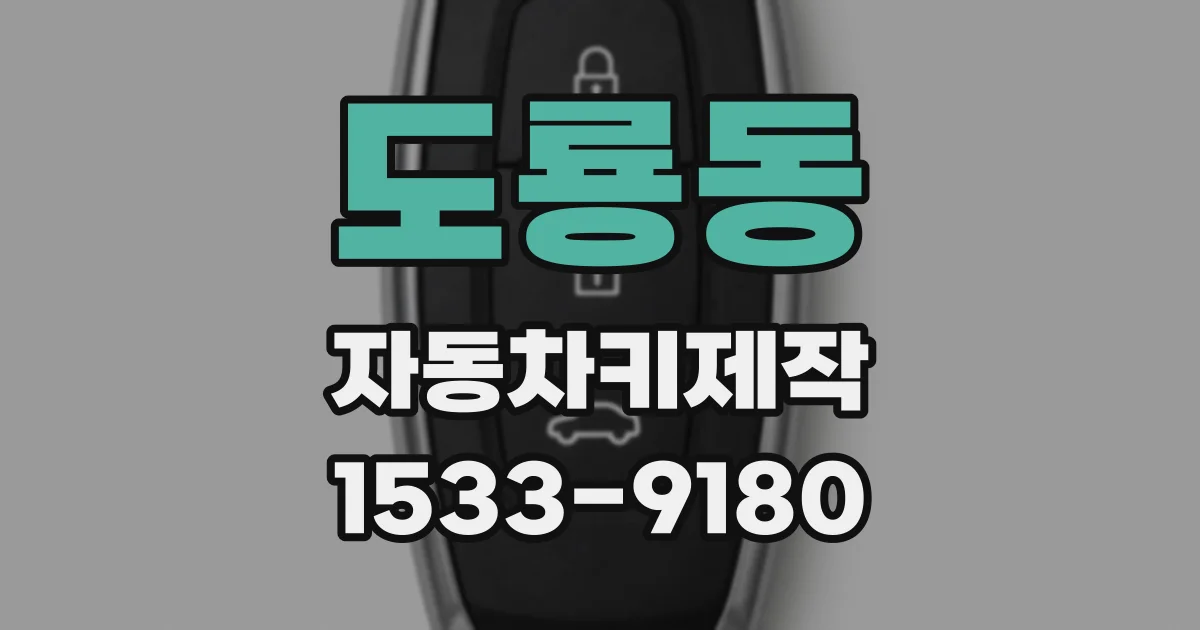 도룡동 자동차키제작