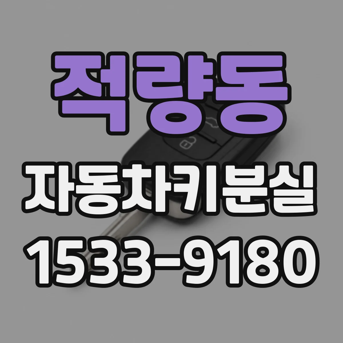 적량동 자동차키분실