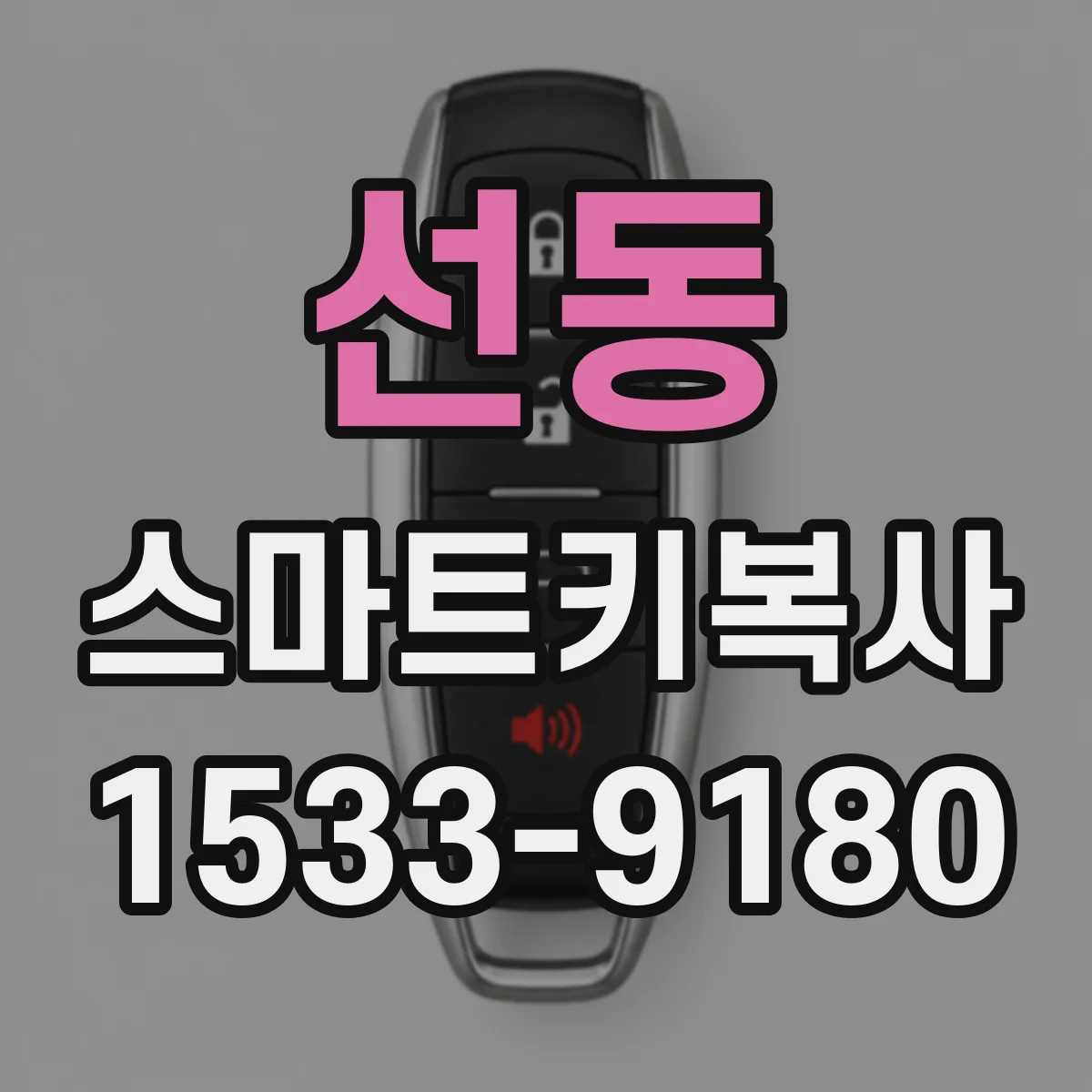 선동 스마트키복사