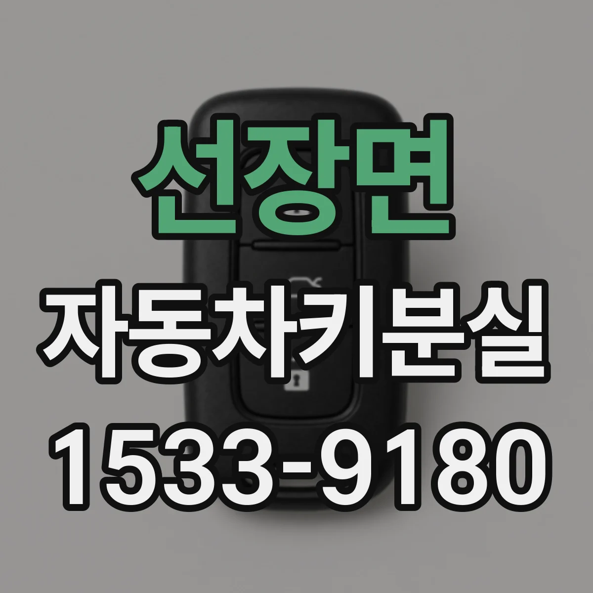 선장면 자동차키분실