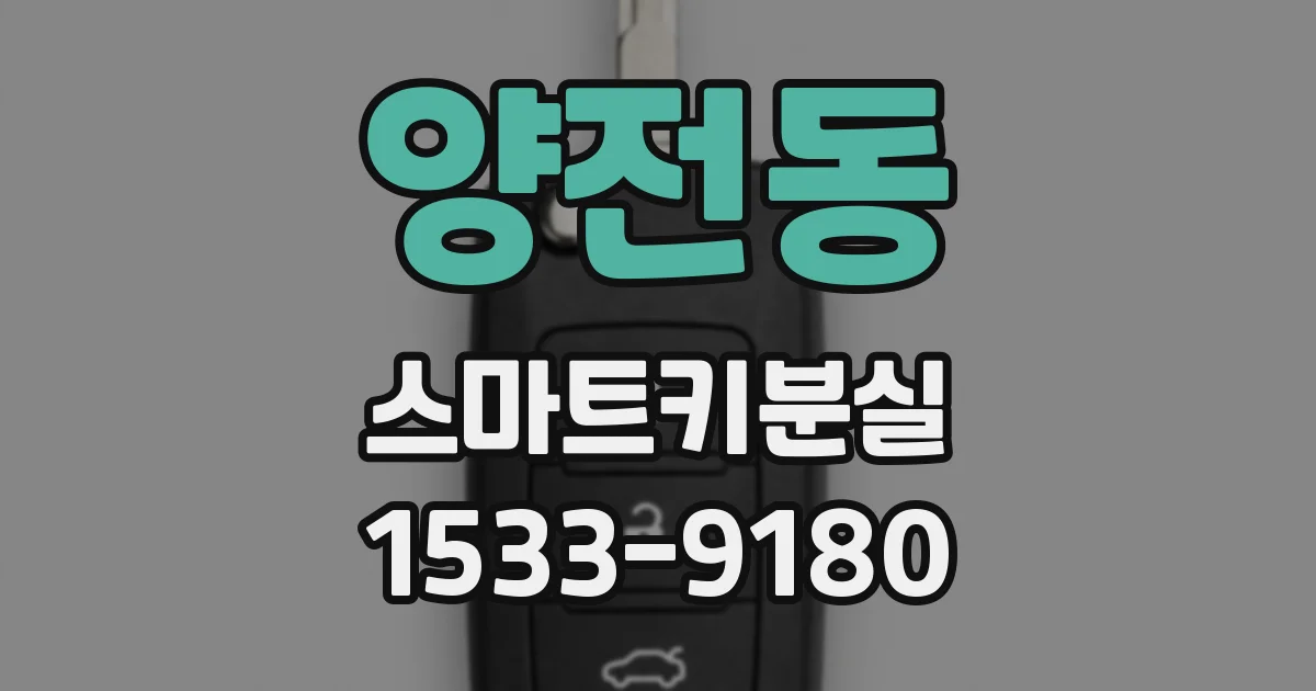 양전동 스마트키분실