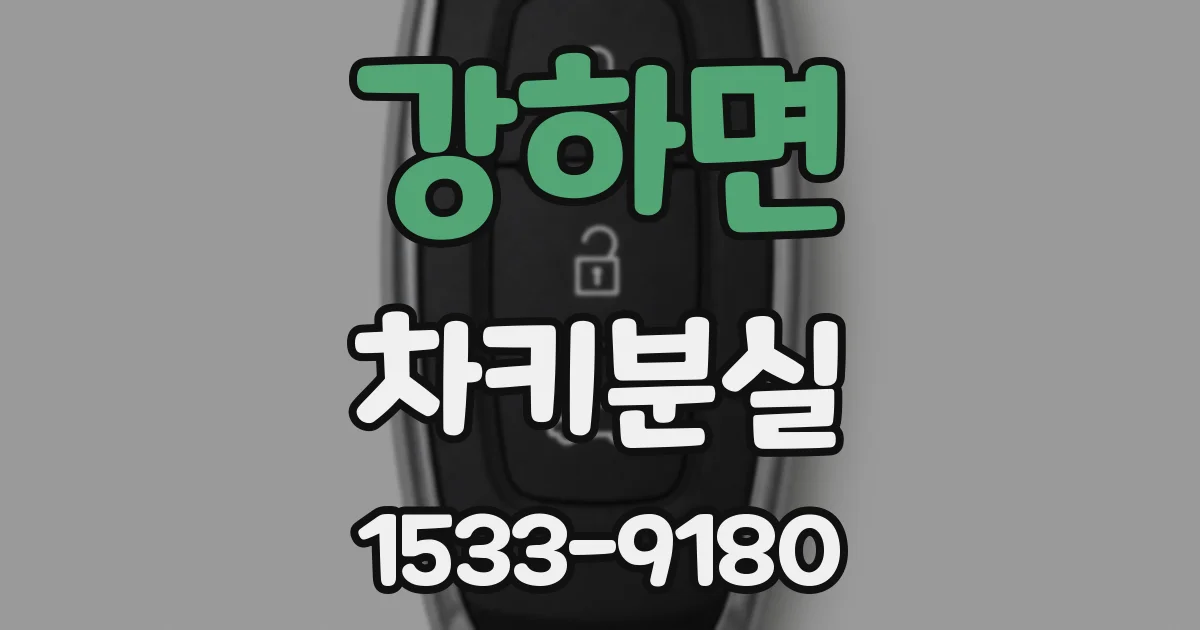 강하면 차키분실