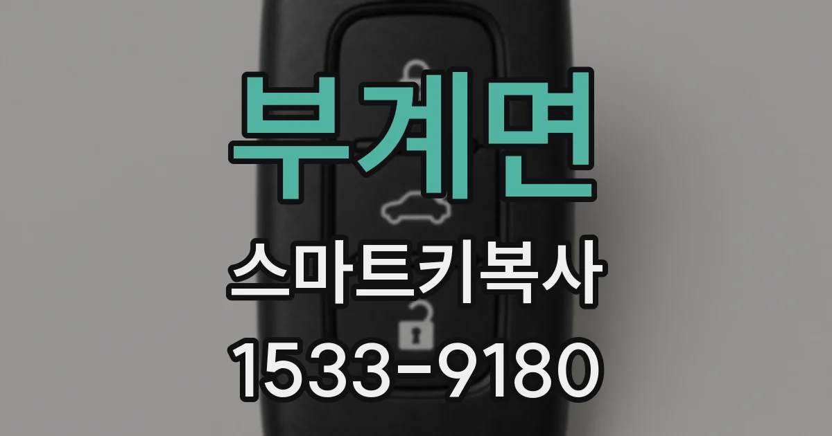 부계면 스마트키복사
