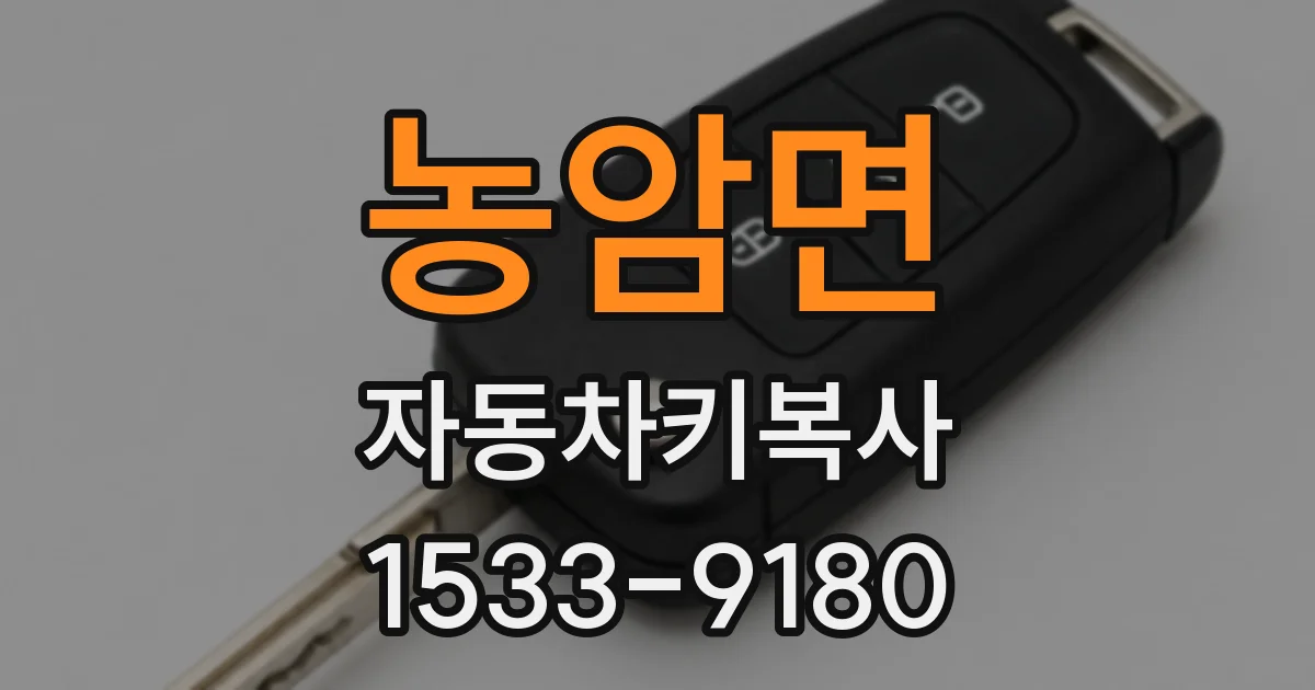 농암면 자동차키복사