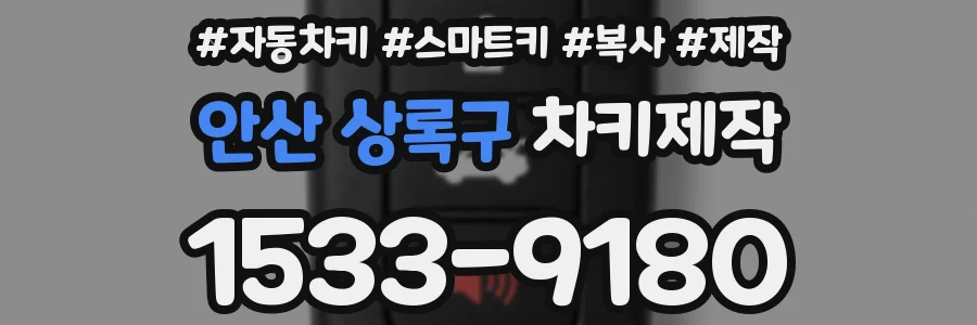 안산 상록구 차키제작