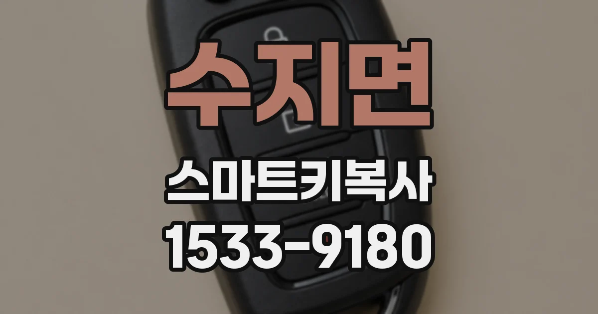 수지면 스마트키복사
