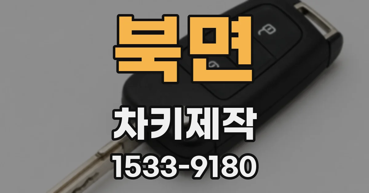 북면 차키제작