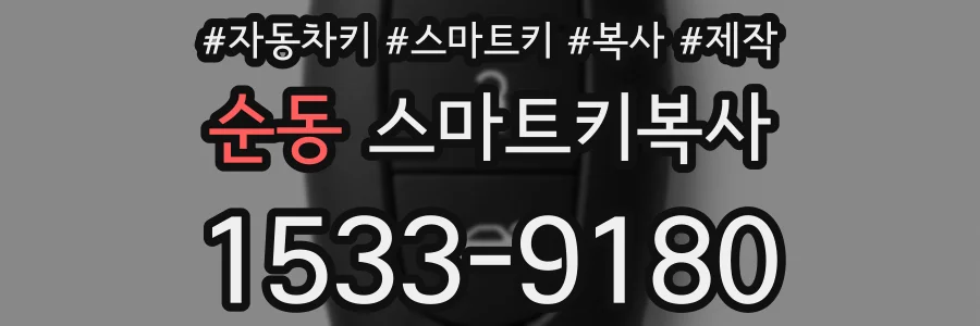 순동 스마트키복사