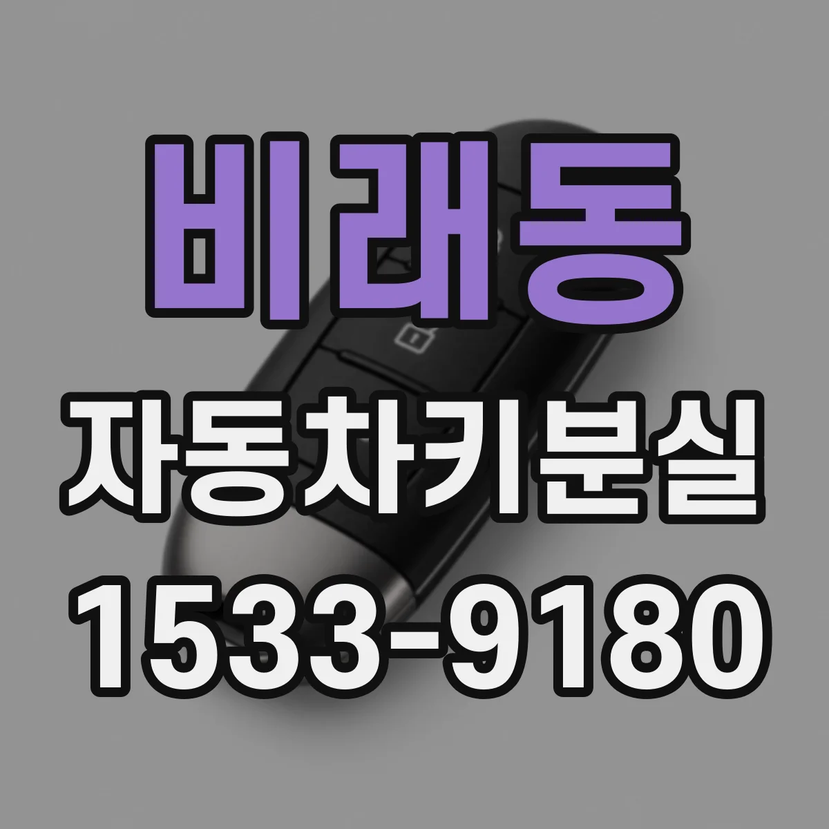 비래동 자동차키분실