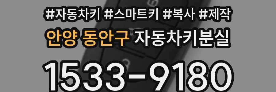 안양 동안구 자동차키분실
