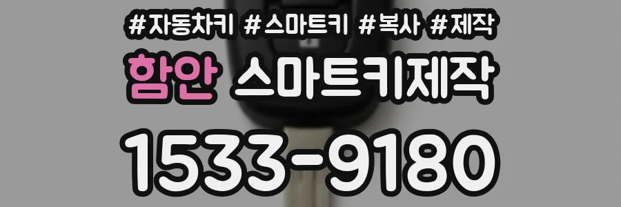 함안 스마트키제작