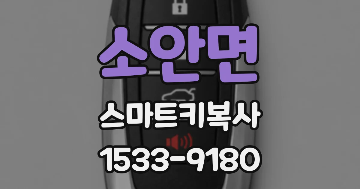 소안면 스마트키복사
