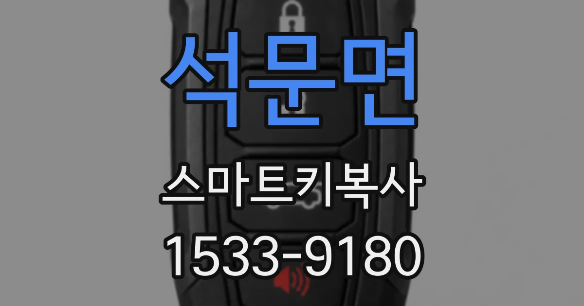 석문면 스마트키복사