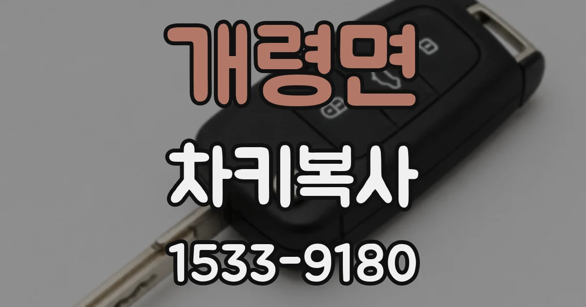 개령면 차키복사