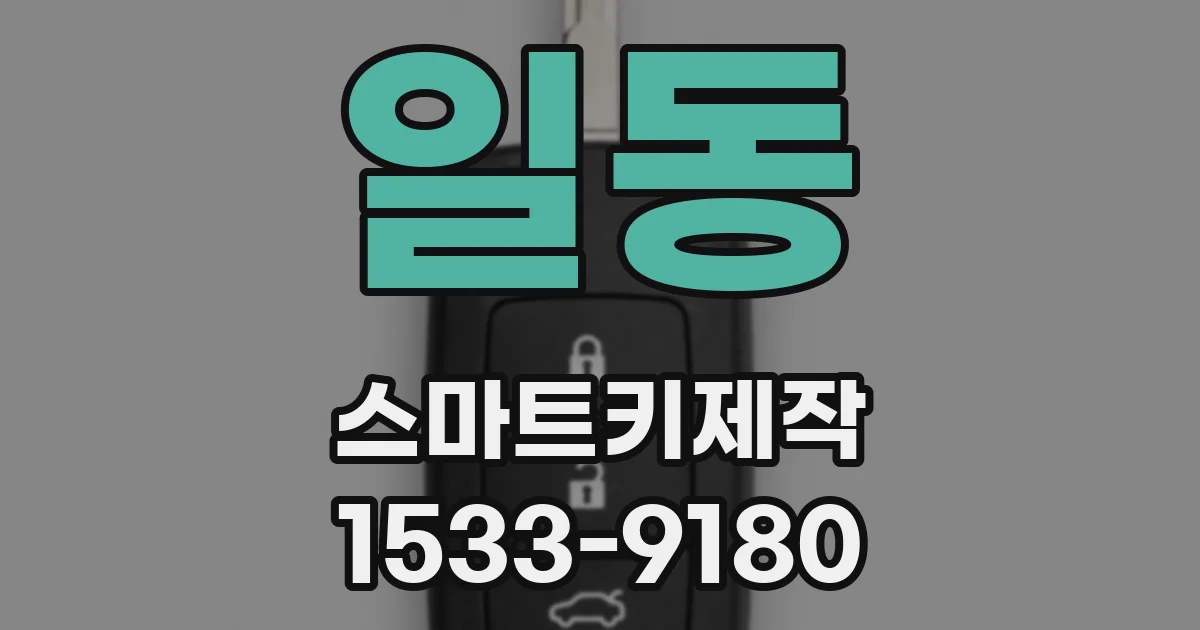 일동 스마트키제작