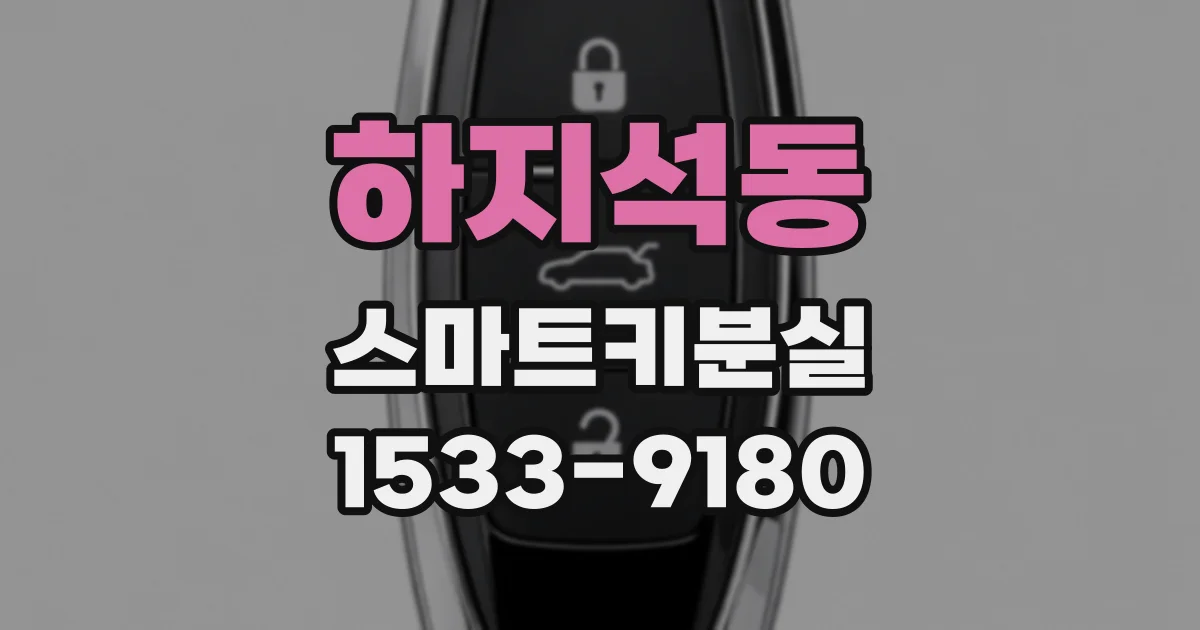 하지석동 스마트키분실